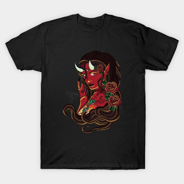 Devil Tattoo T-Shirt by adampage23